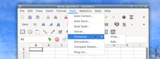 spreadsheet application for GNOME - main program