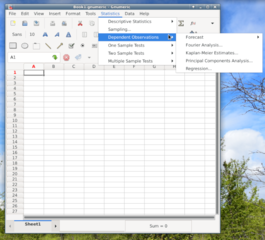 spreadsheet application for GNOME - main program