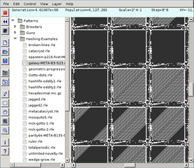 Game of Life simulator using hashlife algorithm