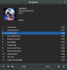 CD player and ripper with GNOME 3 integration