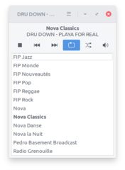 lightweight internet radio player
