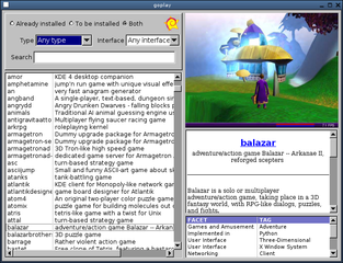 games (and more) package browser using DebTags