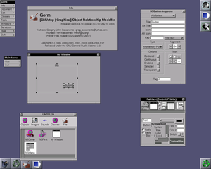 Visual Interface Builder for GNUstep