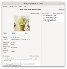 Recipe organizer and shopping list generator