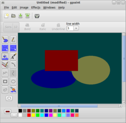 GNU Paint - a small, easy to use paint program for GNOME