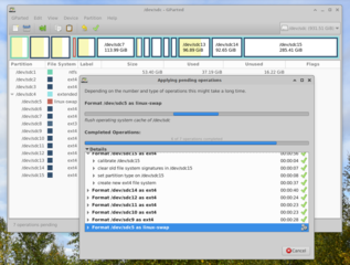 GNOME partition editor