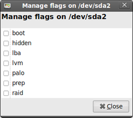 GNOME partition editor