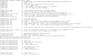 digital camera command-line client