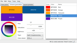 advanced GTK+ color picker