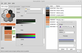 advanced GTK+ color picker
