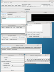 GUI of gpsim