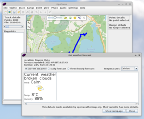 visualize, edit, convert and prune GPS data