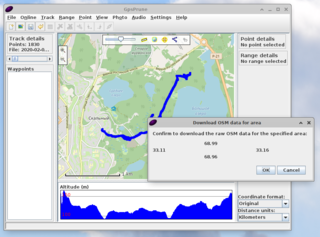 visualize, edit, convert and prune GPS data