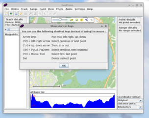 visualize, edit, convert and prune GPS data