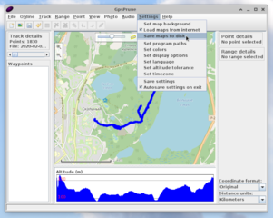visualize, edit, convert and prune GPS data