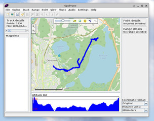 visualize, edit, convert and prune GPS data