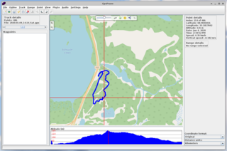 visualize, edit, convert and prune GPS data