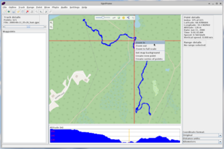 visualize, edit, convert and prune GPS data