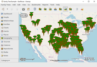 Geography category view