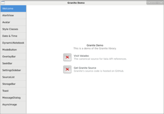 extension of GTK+ libraries (demo binary)