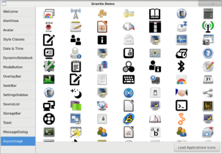 extension of GTK+ libraries (demo binary)