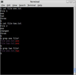 GNU grep, egrep and fgrep