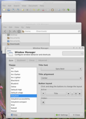 grey GTK+ theme from the Shimmer Project