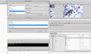 grey GTK+ theme from the Shimmer Project