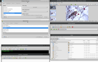 grey GTK+ theme from the Shimmer Project