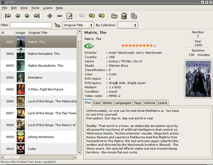film collection manager