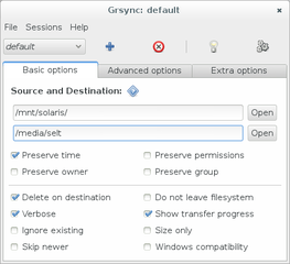 main grsync window