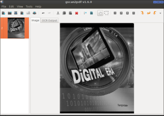 GUI to produce PDFs or DjVus from scanned documents