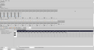 GSequencer main window and notation editor screenshot