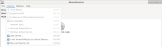 graphical user interface for smartctl