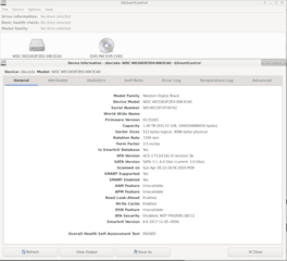 graphical user interface for smartctl