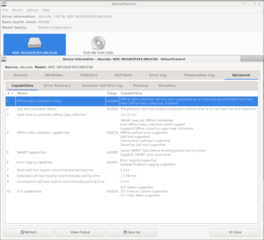 graphical user interface for smartctl