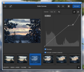 Edit file - Adjust color curves