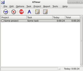 GTK-based X11 task timer