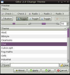 GTK+ 2.0 theme changer and previewer utility