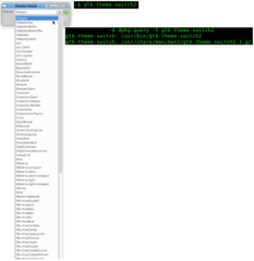 GTK+ theme switching utility