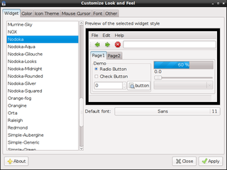 Nodoka theme engine for GTK+ 2.x