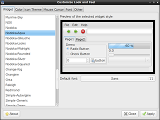 Nodoka theme engine for GTK+ 2.x