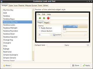 Nodoka theme engine for GTK+ 2.x