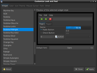 Nodoka theme engine for GTK+ 2.x