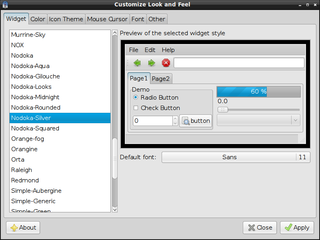Nodoka theme engine for GTK+ 2.x