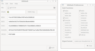 GTK+ utility for computing checksums and more