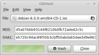 GTK+ utility for computing checksums and more