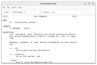 simple manual page viewer