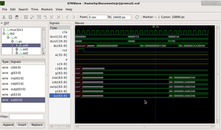 VCD (Value Change Dump) file waveform viewer
