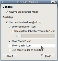 A collection of simple dialogs as a front end to GConf